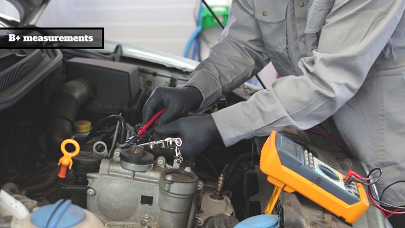 bougie d'allumage de test