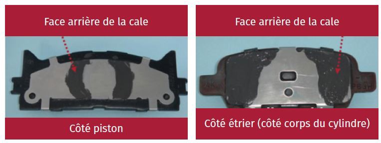 Piston and caliper sides 