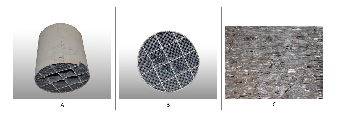 Fusione visibile del filtro DPF