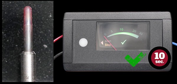 Testresultaten gloeibougie