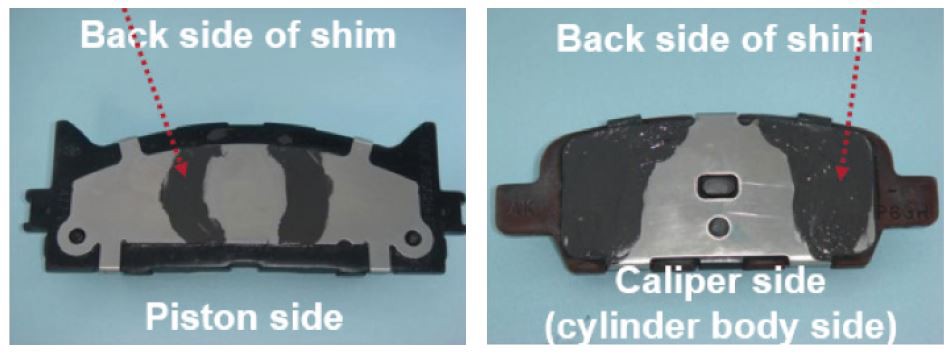 Zuiger- en remklauwzijden