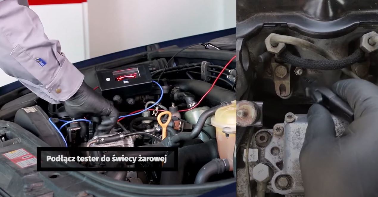 Przetestuj świece żarowe